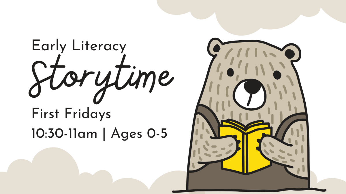 Early Literacy Storytime flyer