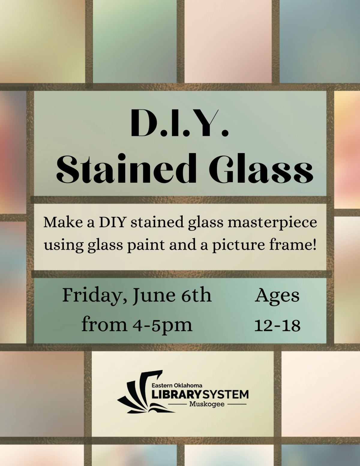 DIY Stained Glass Flyer