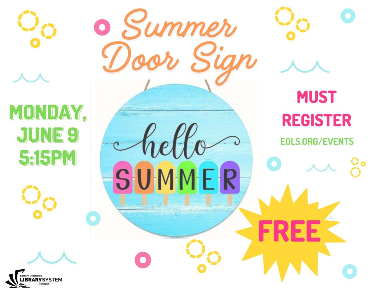 Summer Door Sign