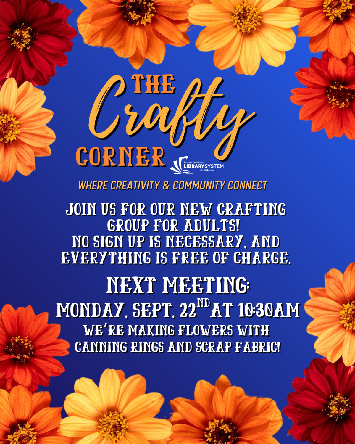 The Crafty Corner Flyer