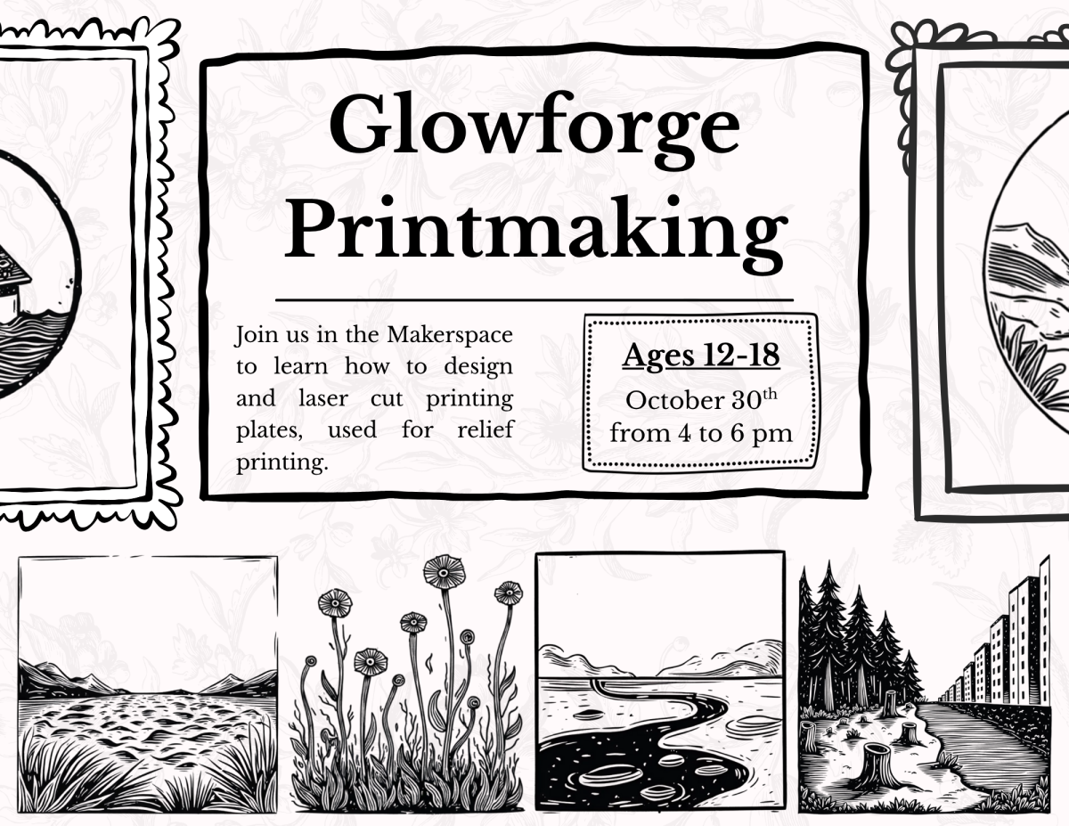 glowforge printmaking flyer