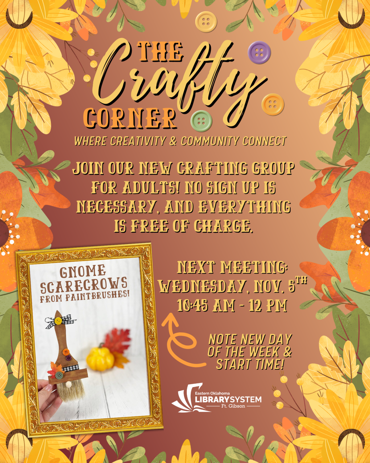 The Crafty Corner Flyer
