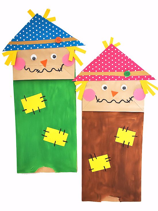 Paper Bag Scarecrow