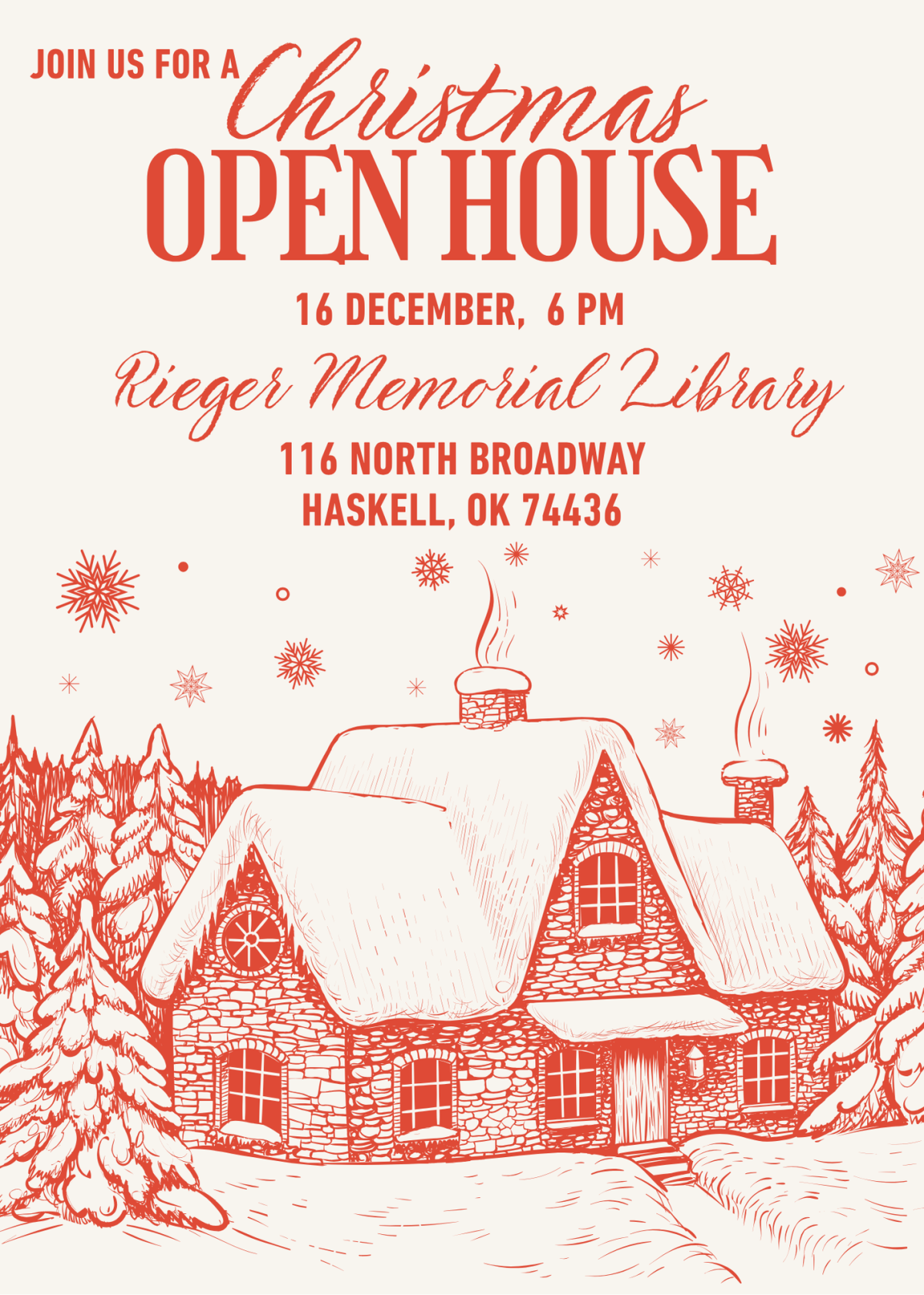 open house at the Library