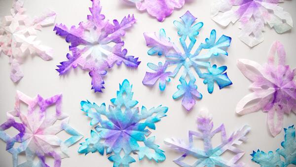 chromatography snowflakes