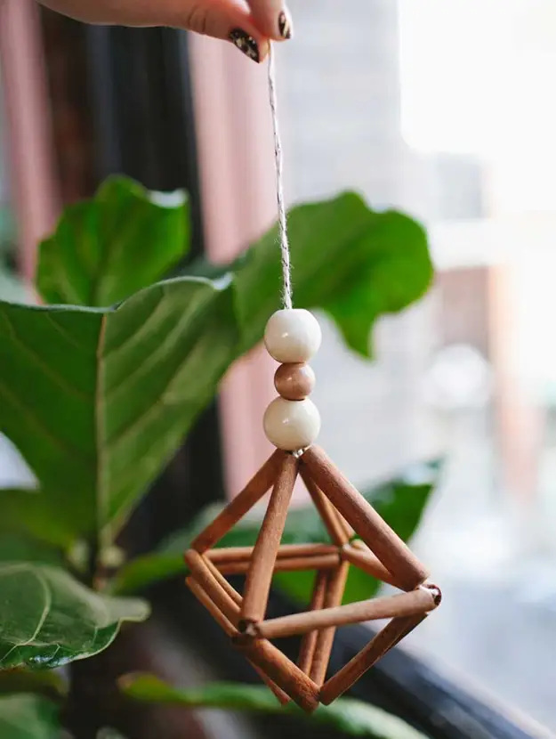 Cinnamon Stick Himmeli Ornaments